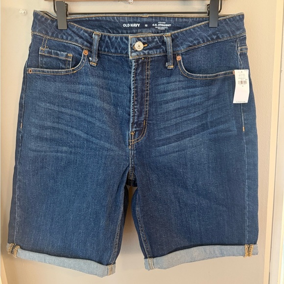 Old Navy Women's Blue Jean Shorts 12 - Picture 9 of 9